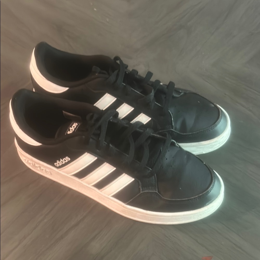 Adidas Black and White Sneakers
